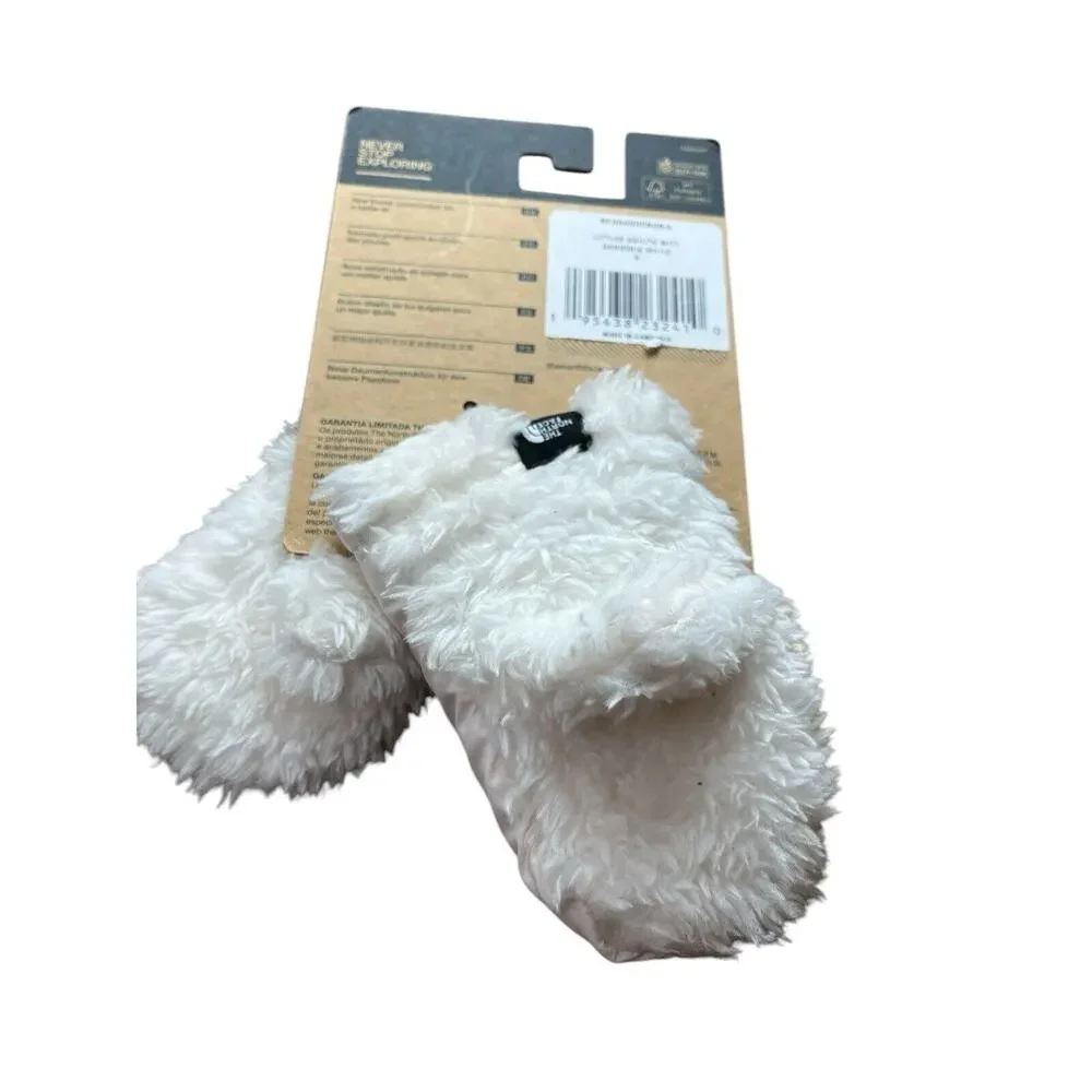 THE NORTH FACE Unisex Infant Baby Mittens Gloves Gardenia Size S White NWT NEW